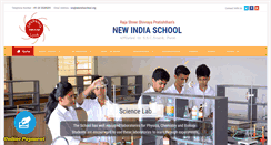 Desktop Screenshot of newindiaschool.org