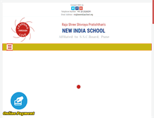 Tablet Screenshot of newindiaschool.org